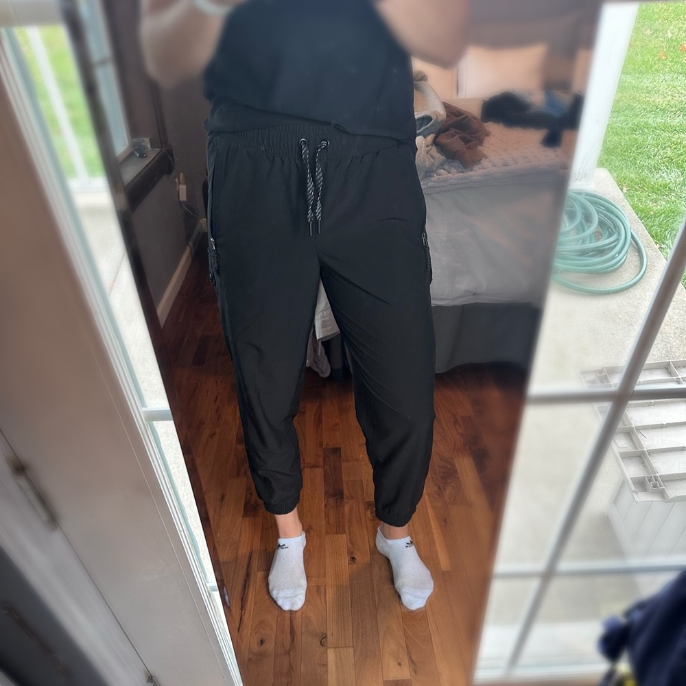 Avalanche Black Cargo Pants
